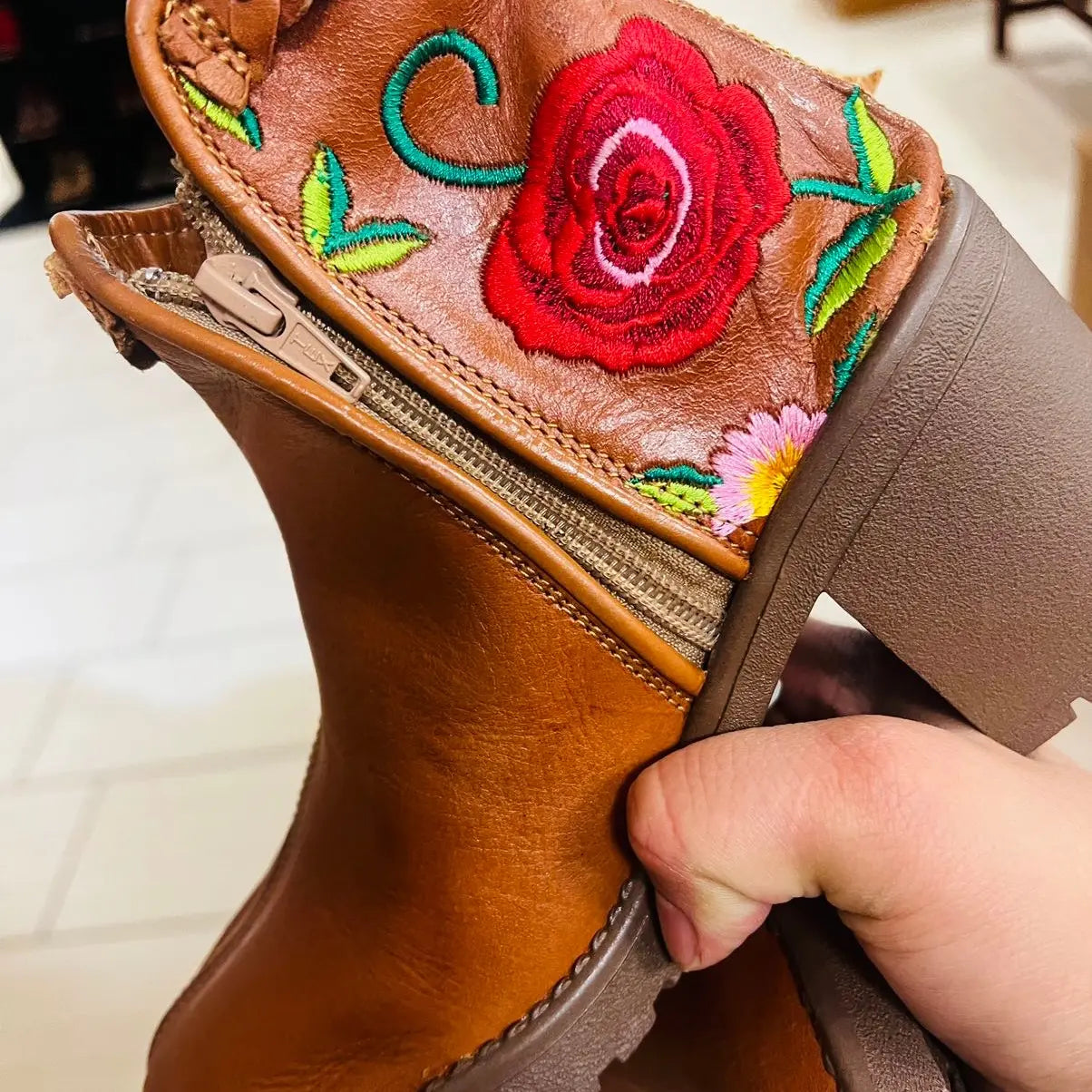 Mexican Boots Embroidery Boots Boho Boots