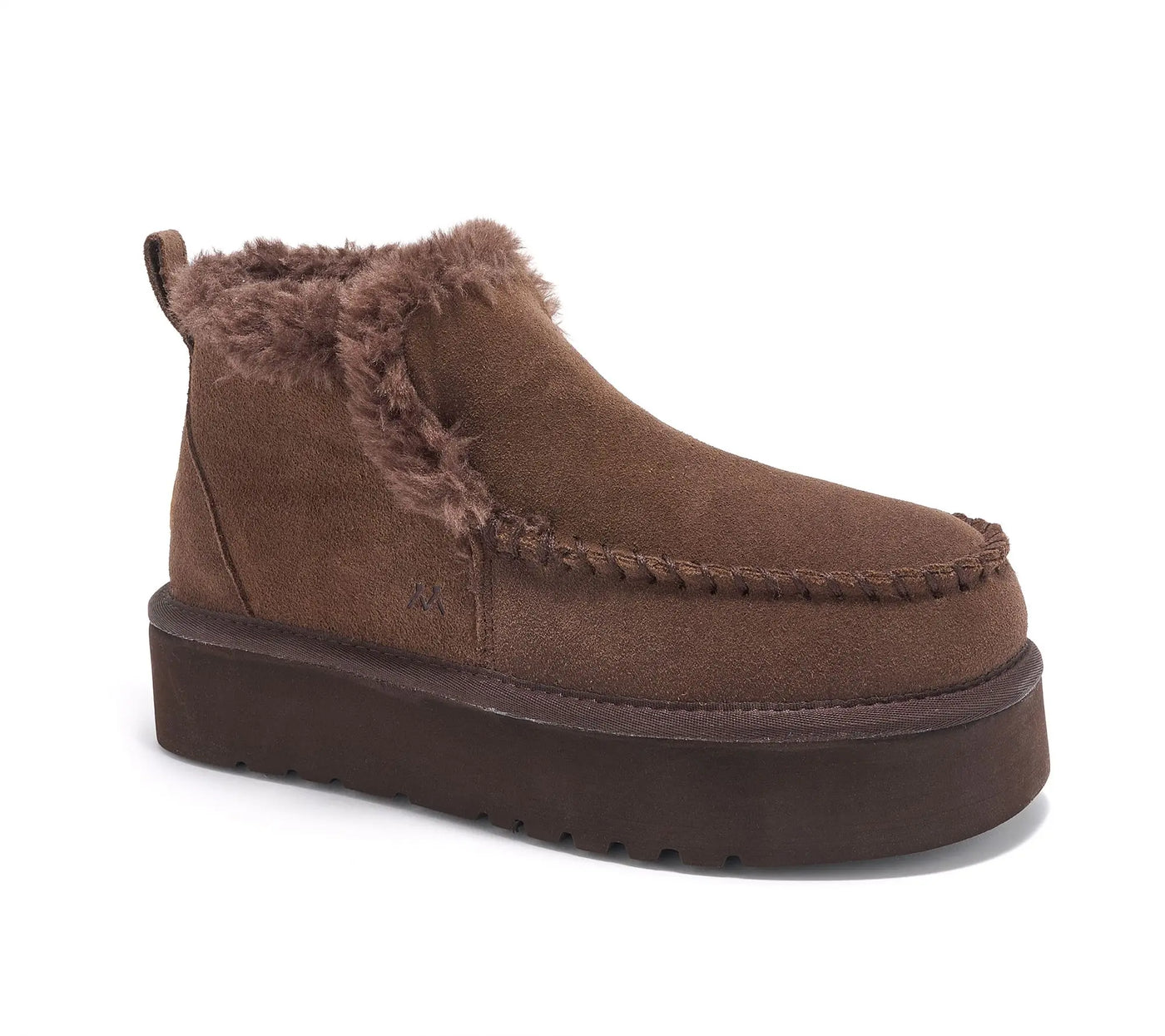 Mykos Suede Platform Winter Boots - Britt